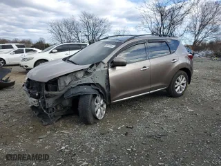 2011 Nissan Murano S with VIN JN8AZ1MW5BW181681, listed as a Copart auction lot 86249944 with 144,050 mi miles and Salvage Title. Bid and sale history available at carsss.com. Image 1.