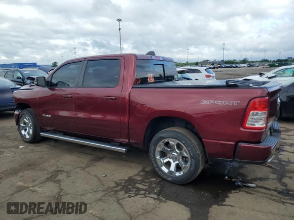 2020 Ram 1500 Big Horn with VIN 1C6SRFFT4LN218685, listed as a Copart auction lot 61191235 with 86,477 mi miles and Non repairable. Bid and sale history available at DreamBid. Image 2.