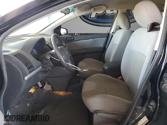 2010 Nissan Sentra S with VIN 3N1AB6AP0AL620044, listed as a Copart auction lot 58078185 with 222,178 mi miles and Salvage title. Bid and sale history available at DreamBid. Image 7.
