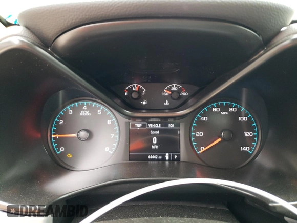 2021 Chevrolet Colorado 4WD Work Truck with VIN 1GCGTBEN2M1275066, listed as a Copart auction lot 80666024 with 44,442 mi miles and Salvage title. Bid and sale history available at DreamBid. Image 9.