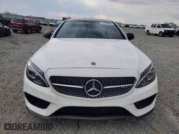2018 Mercedes-Benz C 43 AMG with VIN WDDWJ6EB6JF650850, listed as a Copart auction lot 52498635 with 122,994 mi miles and Salvage title. Bid and sale history available at DreamBid. Image 5.