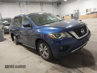 2018 Nissan Pathfinder SL z VIN 5N1DR2MM0JC678517, wystawiony jako IAAI lot #42159108 z przebiegiem 93 617 mil mil oraz . Historia ofert i sprzedaży dostępna na DreamBid. Obrazek 1.