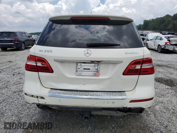 2012 Mercedes-Benz M 350 with VIN 4JGDA2EB8CA047467, listed as a Copart auction lot 60701685 with 189,075 mi miles and Salvage title. Bid and sale history available at DreamBid. Image 6.