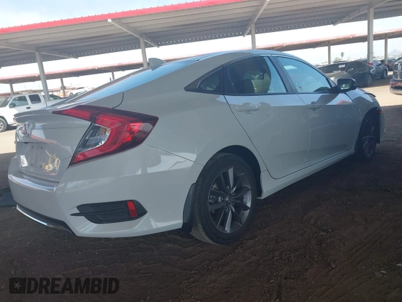 2020 Honda Civic EX-L with VIN 19XFC1F76LE204292, listed as a IAAI auction lot 41939998 with 39,765 mi miles and . Bid and sale history available at DreamBid. Image 4.