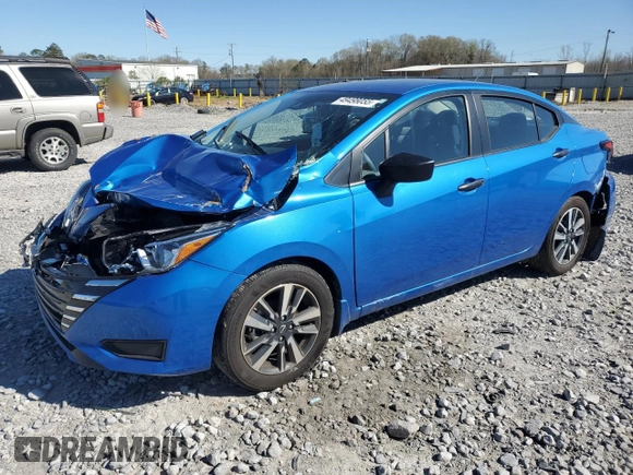 2024 Nissan Versa S with VIN 3N1CN8DV6RL866873, listed as a Copart auction lot 49498055 with 5,344 mi miles and Salvage Title. Bid and sale history available at DreamBid. Image 1.