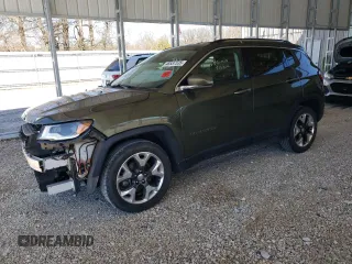 2018 Jeep Compass Limited with VIN 3C4NJCCB1JT406861, listed as a Copart auction lot 48537535 with 132,091 mi miles and Salvage Title. Bid and sale history available at carsss.com. Image 1.