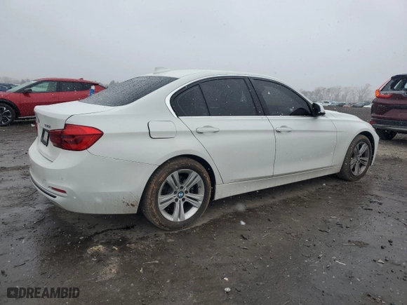 2017 BMW 3 Series 330i with VIN WBA8B9G31HNU56635, listed as a Copart auction lot 44696465 with 91,447 mi miles and Salvage Title. Bid and sale history available at carsss.com. Image 3.