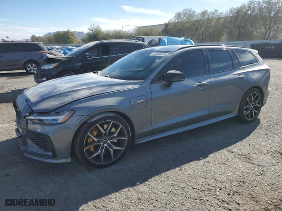 2021 Volvo V60 Polestar with VIN YV1BK0EP9M1451821, listed as a Copart auction lot 41492675 with 46,333 mi miles and Salvage Title. Bid and sale history available at carsss.com. Image 1.