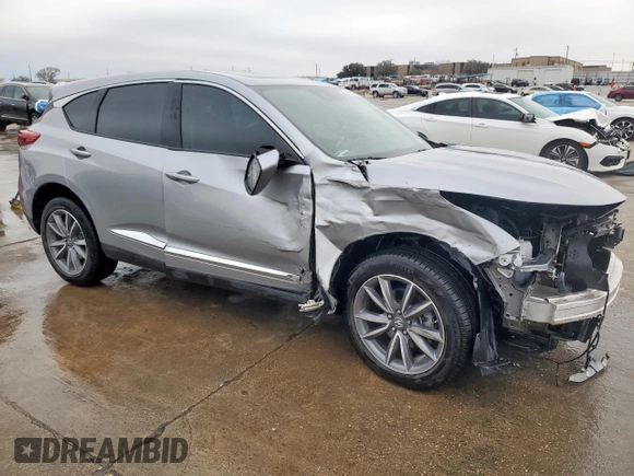 2019 Acura RDX Technology with VIN 5J8TC1H52KL006847, listed as a Copart auction lot 45868165 with 110,566 mi miles and Clean title. Bid and sale history available at DreamBid. Image 4.