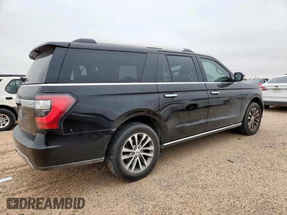 2018 Ford Expedition Max Limited with VIN 1FMJK2AT4JEA08363, listed as a Copart auction lot 57625425 with 130,749 mi miles and Salvage title. Bid and sale history available at DreamBid. Image 3.