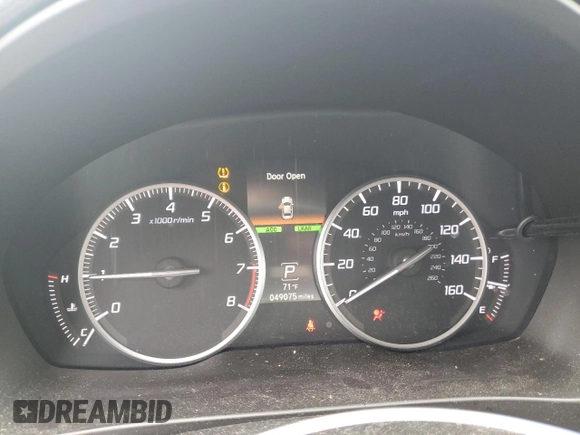 2022 Acura ILX with VIN 19UDE2F34NA001980, listed as a Copart auction lot 65450054 with 49,075 mi miles and Salvage Title. Bid and sale history available at DreamBid. Image 9.