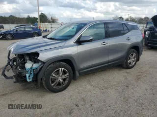 2019 GMC Terrain SLE with VIN 3GKALMEV0KL231028, listed as a Copart auction lot 48495055 with 97,230 mi miles and Salvage Title. Bid and sale history available at carsss.com. Image 1.