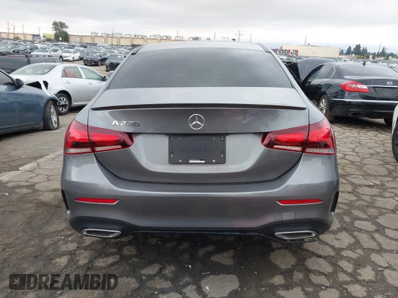 2019 Mercedes-Benz A 220 with VIN WDD3G4EB2KW003031, listed as a IAAI auction lot 41509460 with 22,515 mi miles and . Bid and sale history available at DreamBid. Image 16.