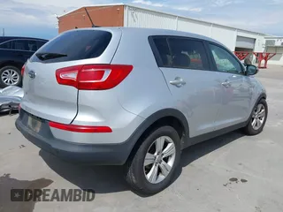 2012 Kia Sportage LX with VIN KNDPB3A23C7256915, listed as a IAAI auction lot 41891378 with 1 mi miles. Bid and sale history available at carsss.com. Image 4.