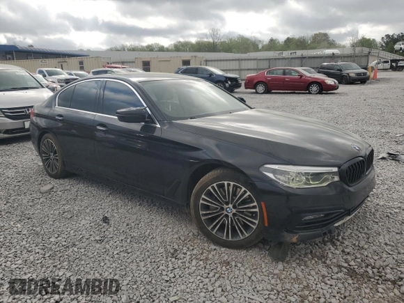2017 BMW 5 Series 540i with VIN WBAJE5C37HG913993, listed as a Copart auction lot 51420545 with 74,320 mi miles and Salvage title. Bid and sale history available at DreamBid. Image 4.