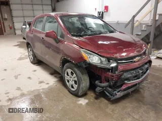 2017 Chevrolet Trax LS with VIN 3GNCJKSB9HL174725, listed as a IAAI auction lot 41589963 with 85,304 mi miles. Bid and sale history available at carsss.com. Image 1.