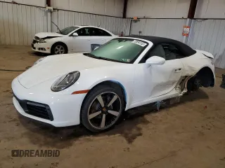 2021 Porsche 911 Carrera with VIN WP0CA2A96MS239369, listed as a Copart auction lot 70894153 with 8,687 mi miles. Bid and sale history available at carsss.com. Image 1.