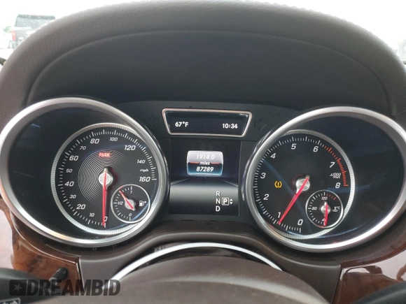 2017 Mercedes-Benz GLS 450 with VIN 4JGDF6EE0HA812682, listed as a Copart auction lot 49175844 with 87,289 mi miles and . Bid and sale history available at DreamBid. Image 9.