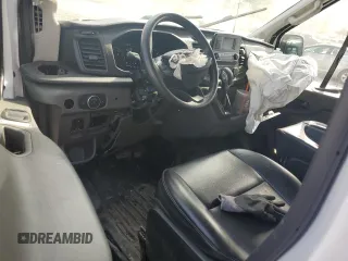 2021 Ford Transit Cargo with VIN 1FTBR1X84MKA46392, listed as a Copart auction lot 47795405 with 50,592 mi miles and Salvage title. Bid and sale history available at DreamBid. Image 8.