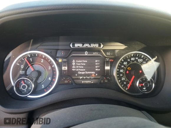 2022 Ram 3500 Big Horn with VIN 3C63R3HL4NG287257, listed as a Copart auction lot 84241374 with 11,874 mi miles and Salvage Title. Bid and sale history available at carsss.com. Image 9.