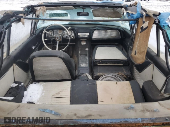 1959 Ford Thunderbird with VIN H9YJ108747, listed as a Copart auction lot 87245994 with 66,285 mi miles and Clean Title. Bid and sale history available at DreamBid. Image 8.