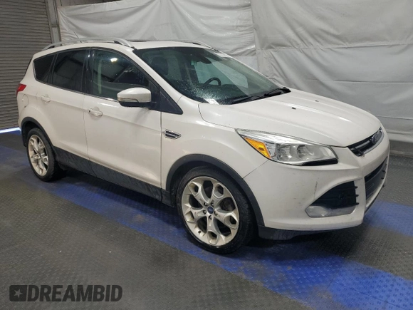 2014 Ford Escape Titanium with VIN 1FMCU9JX0EUB48372, listed as a Copart auction lot 48600505 with 192,639 mi miles and Clean Title. Bid and sale history available at carsss.com. Image 4.