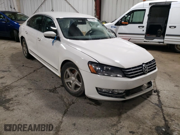 2014 Volkswagen Passat with VIN 1VWAN7A39EC012884, listed as a Copart auction lot 85518584 with Not provided miles and Salvage title. Bid and sale history available at DreamBid. Image 4.