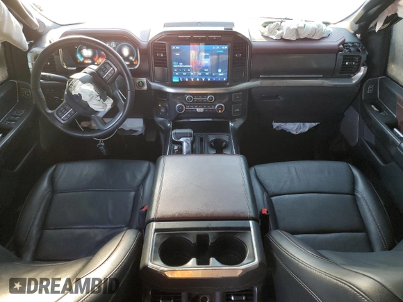 2022 Ford F-150 XL with VIN 1FTEW1EP1NFA04997, listed as a Copart auction lot 87405194 with 66,850 mi miles and Salvage Title. Bid and sale history available at carsss.com. Image 8.