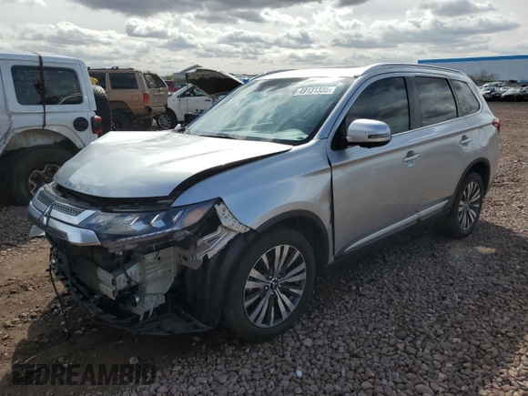 2019 Mitsubishi Outlander SE with VIN JA4AD3A30KZ012659, listed as a Copart auction lot 49131335 with 40,790 mi miles and Salvage title. Bid and sale history available at DreamBid. Image 1.