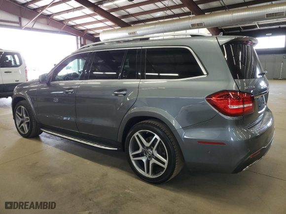 2017 Mercedes-Benz GLS with VIN 4JGDF7DE8HA906607, listed as a Copart auction lot 54555835 with 124,702 mi miles and Clean Title. Bid and sale history available at carsss.com. Image 2.