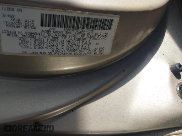 2002 Toyota Sienna LE with VIN 4T3ZF13C42U469088, listed as a IAAI auction lot 42184081 with Not provided miles and . Bid and sale history available at DreamBid. Image 9.