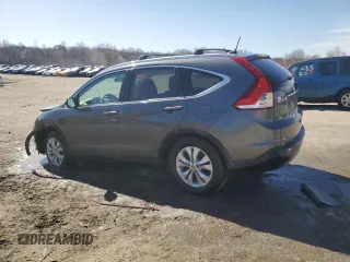 2013 Honda CR-V EX-L with VIN 2HKRM4H74DH621318, listed as a Copart auction lot 49602965 with 213,407 mi miles and Salvage Title. Bid and sale history available at carsss.com. Image 2.