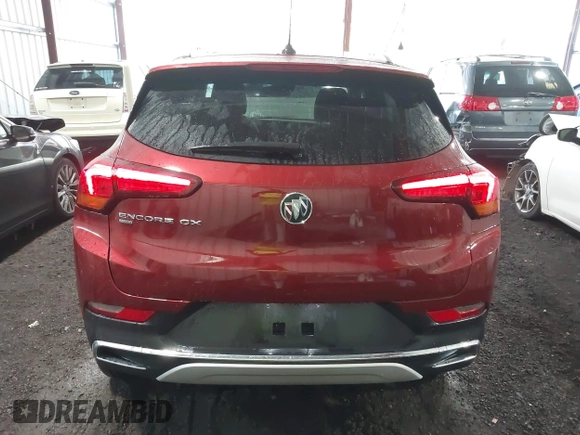 2022 Buick Encore GX Essence with VIN KL4MMGSL5NB147667, listed as a IAAI auction lot 42274694 with 25,755 mi miles and . Bid and sale history available at DreamBid. Image 17.