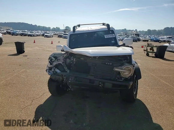 2023 Ford Bronco with VIN 1FMEE5DP4PLA96702, listed as a Copart auction lot 57574165 with 9,258 mi miles and Salvage title. Bid and sale history available at DreamBid. Image 14.