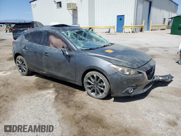 2016 Mazda 3 S Touring with VIN JM1BM1M3XG1342809, listed as a Copart auction lot 61915845 with 141,227 mi miles and Salvage title. Bid and sale history available at DreamBid. Image 4.