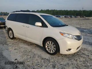 2011 Toyota Sienna XLE with VIN 5TDDK3DC1BS011963, listed as a Copart auction lot 54951565 with 196,868 mi miles and Salvage title. Bid and sale history available at DreamBid. Image 4.