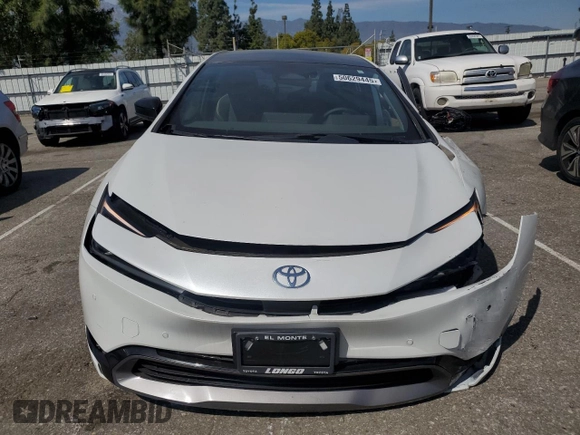 2024 Toyota Prius LE with VIN JTDACAAUXR3026703, listed as a Copart auction lot 50629445 with Not Provided miles and Salvage Title. Bid and sale history available at DreamBid. Image 5.