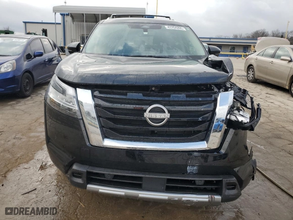 2024 Nissan Pathfinder SL with VIN 5N1DR3CA6RC251898, listed as a Copart auction lot 43704265 with 19,683 mi miles and Salvage Title. Bid and sale history available at carsss.com. Image 5.