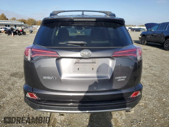 2017 Toyota RAV4 Limited with VIN JTMDFREV5HJ715015, listed as a Copart auction lot 80390894 with 42,307 mi miles and Salvage Title. Bid and sale history available at carsss.com. Image 6.