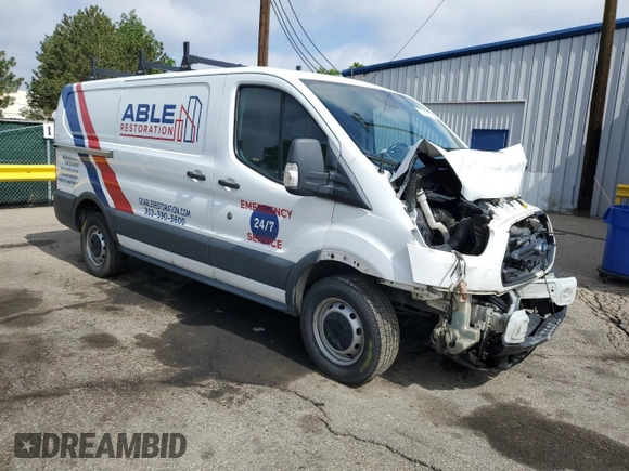 2017 Ford Transit with VIN 1FTYR1YG9HKA56552, listed as a Copart auction lot 59769755 with 116,001 mi miles and Salvage title. Bid and sale history available at DreamBid. Image 4.