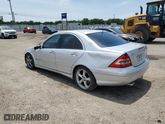 2006 Mercedes-Benz C 230 Sport with VIN WDBRF52H56F783116, listed as a Copart auction lot 57958845 with 122,840 mi miles and Salvage title. Bid and sale history available at DreamBid. Image 2.