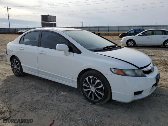 2011 Honda Civic Sdn LX with VIN 2HGFA1F5XBH520061, listed as a Copart auction lot 42215695 with 156,613 mi miles and Salvage Title. Bid and sale history available at carsss.com. Image 4.