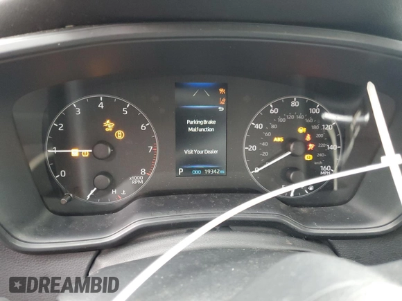 2024 Toyota Corolla LE with VIN JTDB4MEE6R3023626, listed as a Copart auction lot 49280615 with 19,342 mi miles and Salvage title. Bid and sale history available at DreamBid. Image 9.