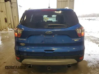 2017 Ford Escape Titanium with VIN 1FMCU9JD2HUB41143, listed as a Copart auction lot 52206015 with 126,277 mi miles and Non Repairable. Bid and sale history available at carsss.com. Image 6.