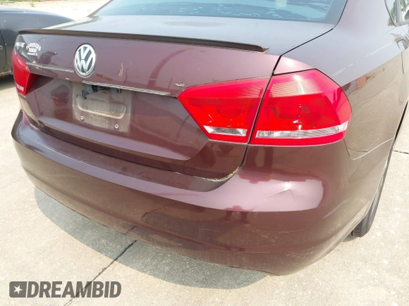 2013 Volkswagen Passat Wolfsburg Edition with VIN 1VWAP7A37DC021415, listed as a IAAI auction lot 42402557 with 145,025 mi miles and . Bid and sale history available at DreamBid. Image 13.