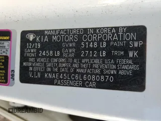 2020 Kia Stinger GT1 with VIN KNAE45LC6L6080870, listed as a Copart auction lot 48713105 with 80,995 mi miles and Salvage Title. Bid and sale history available at DreamBid. Image 13.