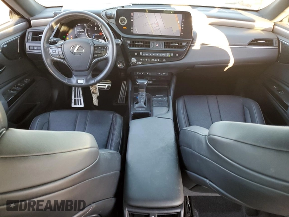2022 Lexus ES 350 F Sport with VIN 58AGZ1B17NU114906, listed as a Copart auction lot 88810935 with 27,967 mi miles and Salvage title. Bid and sale history available at DreamBid. Image 8.