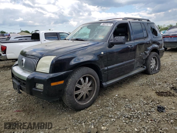 2006 Mercury Mountaineer Luxury with VIN 4M2EU47E66ZJ01562, listed as a Copart auction lot 56378275 with 199,474 mi miles and Salvage title. Bid and sale history available at DreamBid. Image 1.