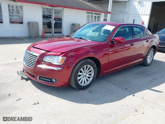 2013 Chrysler 300 with VIN 2C3CCAAG2DH723022, listed as a IAAI auction lot 41923178 with 90,069 mi miles. Bid and sale history available at carsss.com. Image 2.