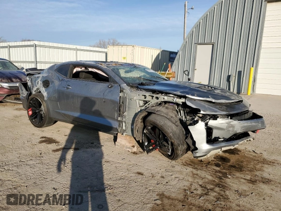 2023 Chevrolet Camaro LT1 with VIN 1G1FF1R71P0154556, listed as a Copart auction lot 85940974 with 19,069 mi miles and Salvage Title. Bid and sale history available at DreamBid. Image 4.